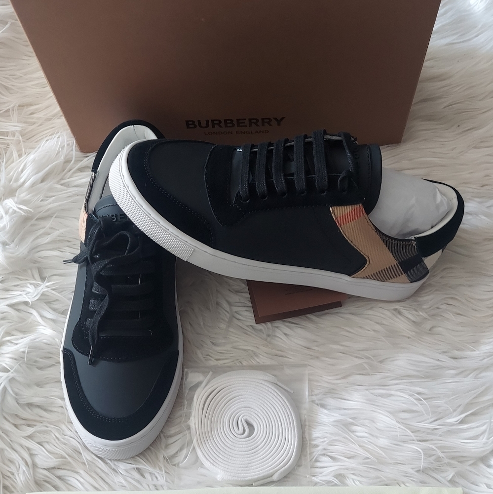 Burberry check sneakers
